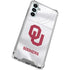 University of Oklahoma White Jersey Galaxy A15 5G Clear Case