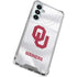 University of Oklahoma White Jersey Galaxy A16 5G Clear Case