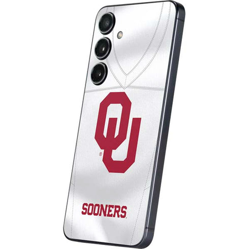 University of Oklahoma White Jersey Galaxy A16 5G Skin