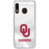 University of Oklahoma White Jersey Galaxy A20 Clear Case