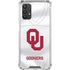 University of Oklahoma White Jersey Galaxy A32 5G Clear Case