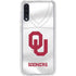 University of Oklahoma White Jersey Galaxy A50 Clear Case