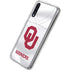 University of Oklahoma White Jersey Galaxy A50 Clear Case