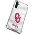 University of Oklahoma White Jersey Galaxy A54 5G Clear Case