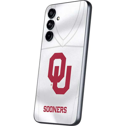 University of Oklahoma White Jersey Galaxy A54 5G Skin