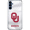 University of Oklahoma White Jersey Galaxy A55 5G Clear Case