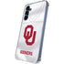 University of Oklahoma White Jersey Galaxy A55 5G Clear Case