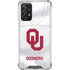 University of Oklahoma White Jersey Galaxy A72 5G Clear Case