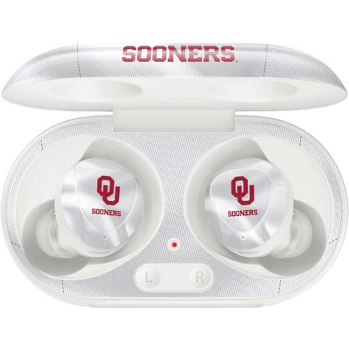University of Oklahoma White Jersey Galaxy Buds Plus Skin