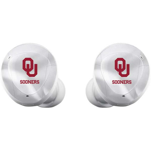 University of Oklahoma White Jersey Galaxy Buds Plus Skin