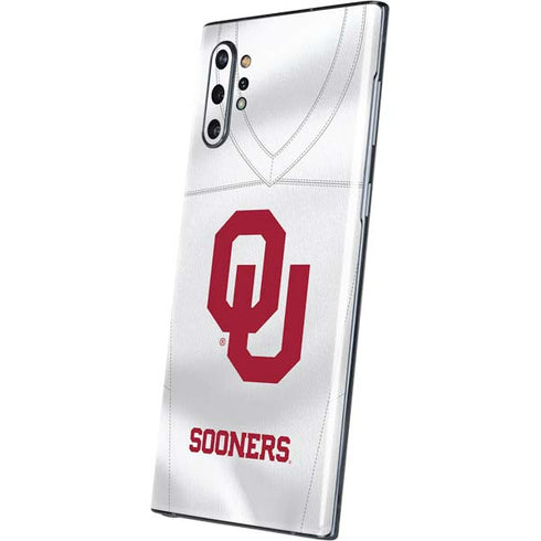 University of Oklahoma White Jersey Galaxy Note 10 Plus Skin