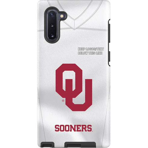 University of Oklahoma White Jersey Galaxy Cases