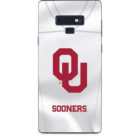 University of Oklahoma White Jersey Galaxy Note 9 Skin