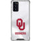 University of Oklahoma White Jersey Galaxy Note20 5G Clear Case