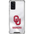 University of Oklahoma White Jersey Galaxy Note20 5G Clear Case