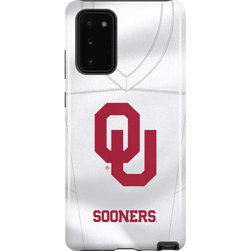 University of Oklahoma White Jersey Galaxy Note20 5G Pro Case