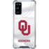 University of Oklahoma White Jersey Galaxy S20 FE Clear Case