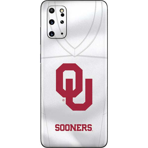University of Oklahoma White Jersey Galaxy S20 Plus Skin