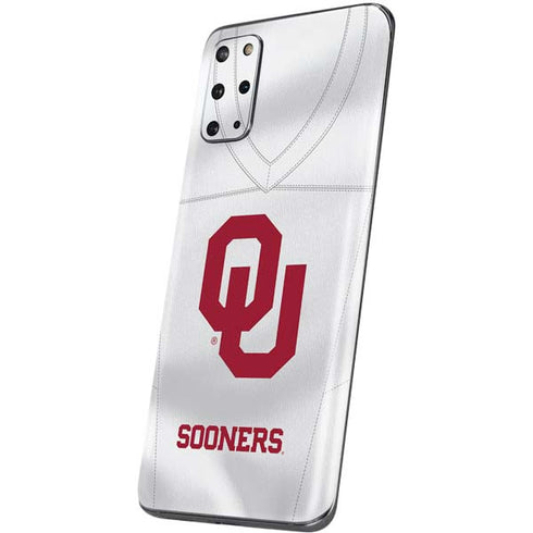 University of Oklahoma White Jersey Galaxy S20 Plus Skin