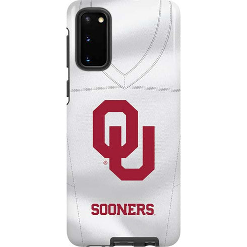 University of Oklahoma White Jersey Galaxy S20 Pro Case