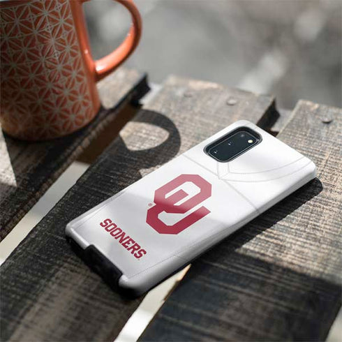 University of Oklahoma White Jersey Galaxy S20 Pro Case
