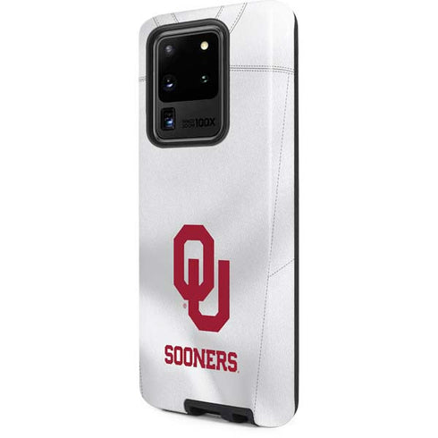 University of Oklahoma White Jersey Galaxy S20 Ultra 5G Pro Case