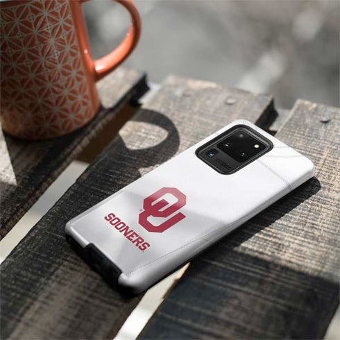 University of Oklahoma White Jersey Galaxy S20 Ultra 5G Pro Case