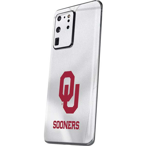 University of Oklahoma White Jersey Galaxy S20 Ultra 5G Skin