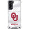 University of Oklahoma White Jersey Galaxy S21 5G Clear Case