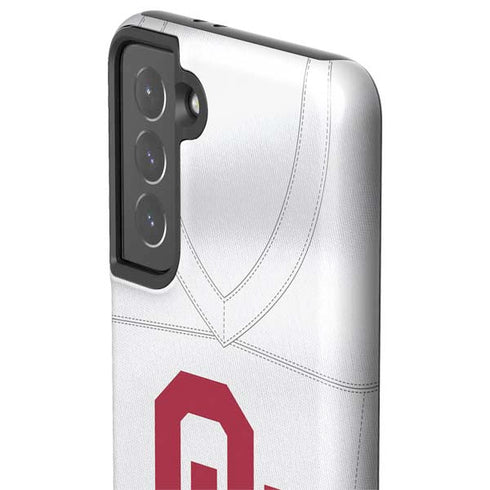 University of Oklahoma White Jersey Galaxy S21 5G Pro Case