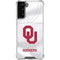 University of Oklahoma White Jersey Galaxy S21 FE Clear Case