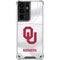 University of Oklahoma White Jersey Galaxy S21 Ultra 5G Clear Case