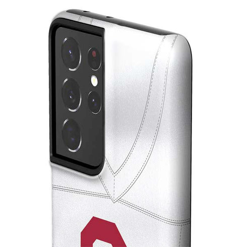 University of Oklahoma White Jersey Galaxy S21 Ultra 5G Pro Case