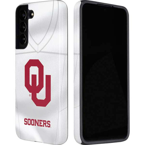 University of Oklahoma White Jersey Galaxy S22 Plus Pro Case