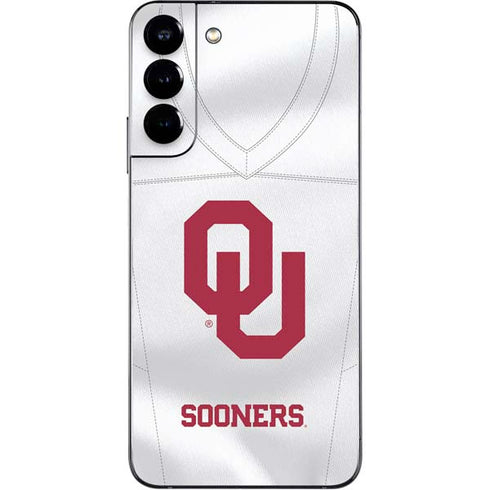 University of Oklahoma White Jersey Galaxy S22 Plus Skin
