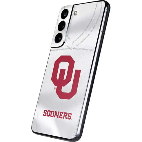 University of Oklahoma White Jersey Galaxy S22 Plus Skin