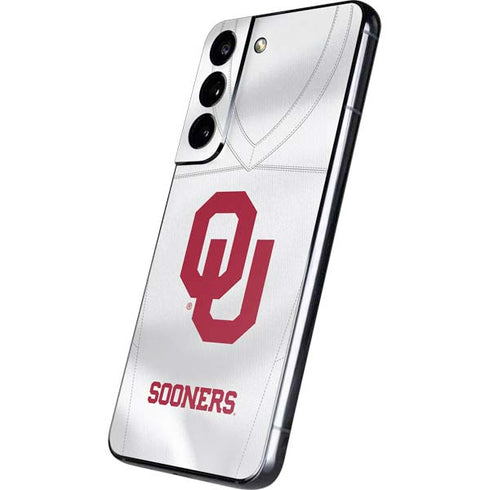 University of Oklahoma White Jersey Galaxy S22 Skin
