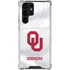University of Oklahoma White Jersey Galaxy S22 Ultra Clear Case