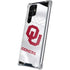 University of Oklahoma White Jersey Galaxy S22 Ultra Clear Case