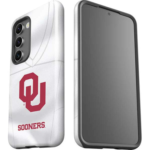 University of Oklahoma White Jersey Galaxy S23 Plus Pro Case