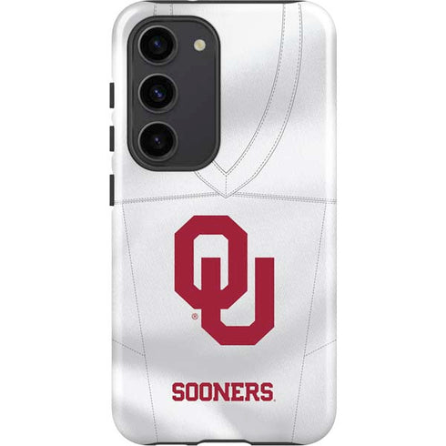 University of Oklahoma White Jersey Galaxy S23 Pro Case