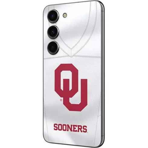 University of Oklahoma White Jersey Galaxy S23 Skin
