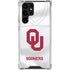 University of Oklahoma White Jersey Galaxy S23 Ultra Clear Case