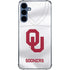 University of Oklahoma White Jersey Galaxy S24 Clear Case