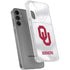 University of Oklahoma White Jersey Galaxy S24 Plus Clear Case