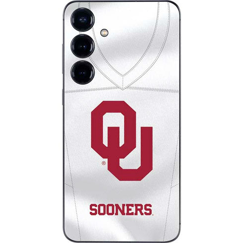 University of Oklahoma White Jersey Galaxy S25 Skin