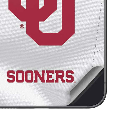 University of Oklahoma White Jersey Galaxy S25 Skin