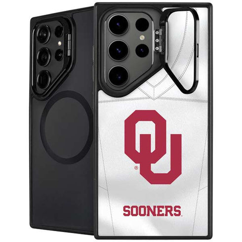 University of Oklahoma White Jersey Galaxy S24 Ultra Kickstand Case
