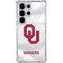 University of Oklahoma White Jersey Galaxy S25 Ultra Clear Case