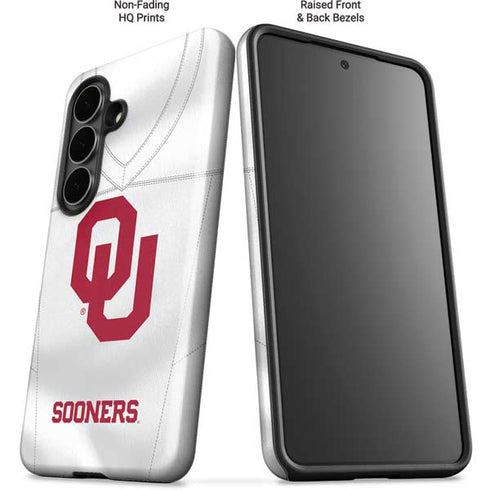University of Oklahoma White Jersey Galaxy S26 Impact Case